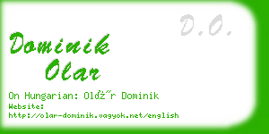 dominik olar business card